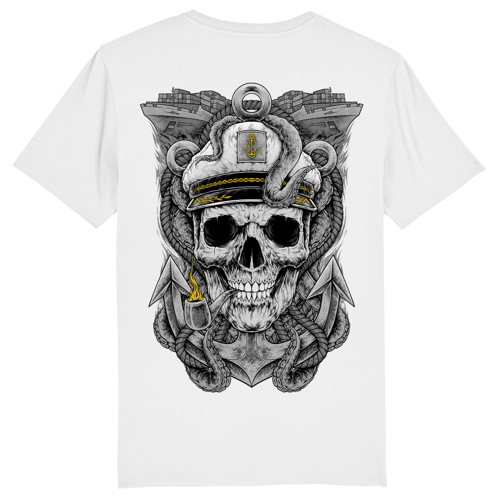 CAPTAIN SKULL T-SHIRT BACKPRINT