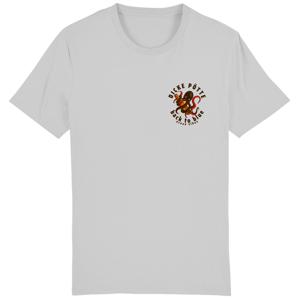 BACK TO BLUE T-SHIRT BACKPRINT
