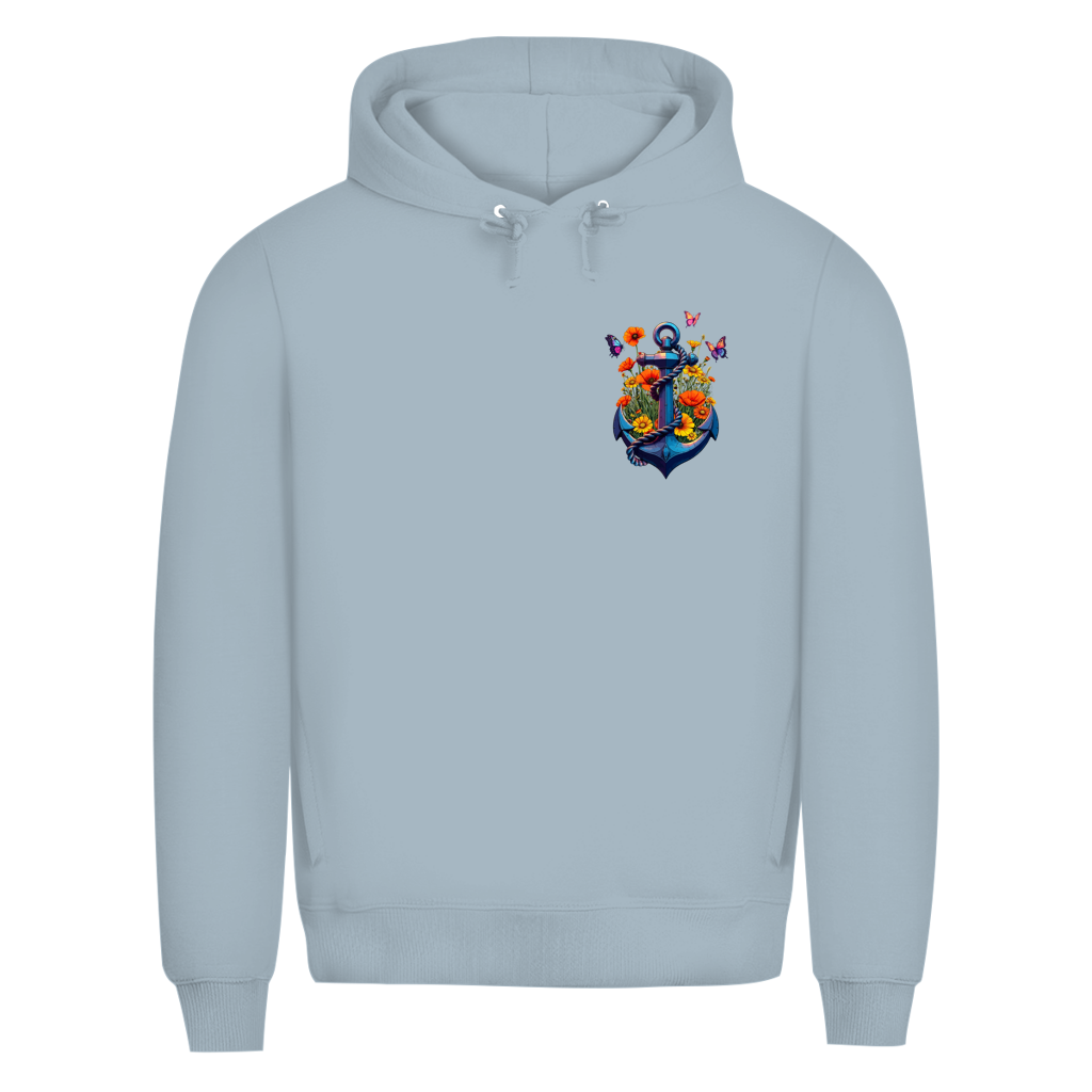 FLOWER POWER ANCHOR – Herren Hoodie