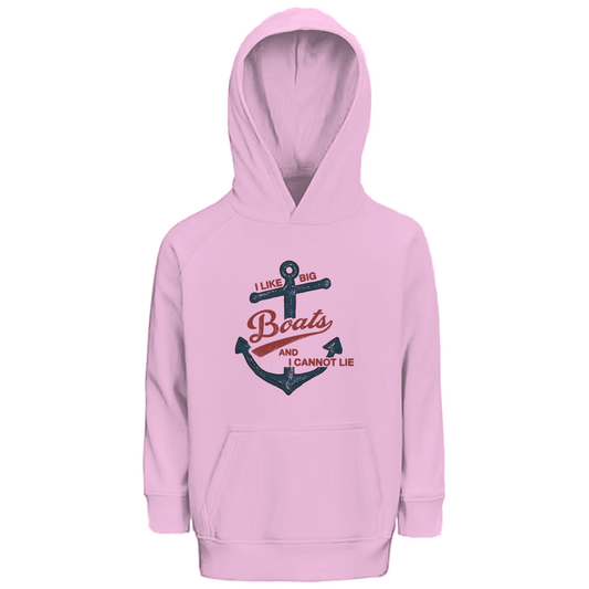 Kinder Premium Bio Hoodie I LIKE BIG BOATS