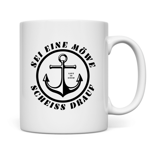 Keramikpott SEI EINE MÖWE