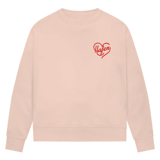 Damen Premium Bio Sweater HAFENLIEBE