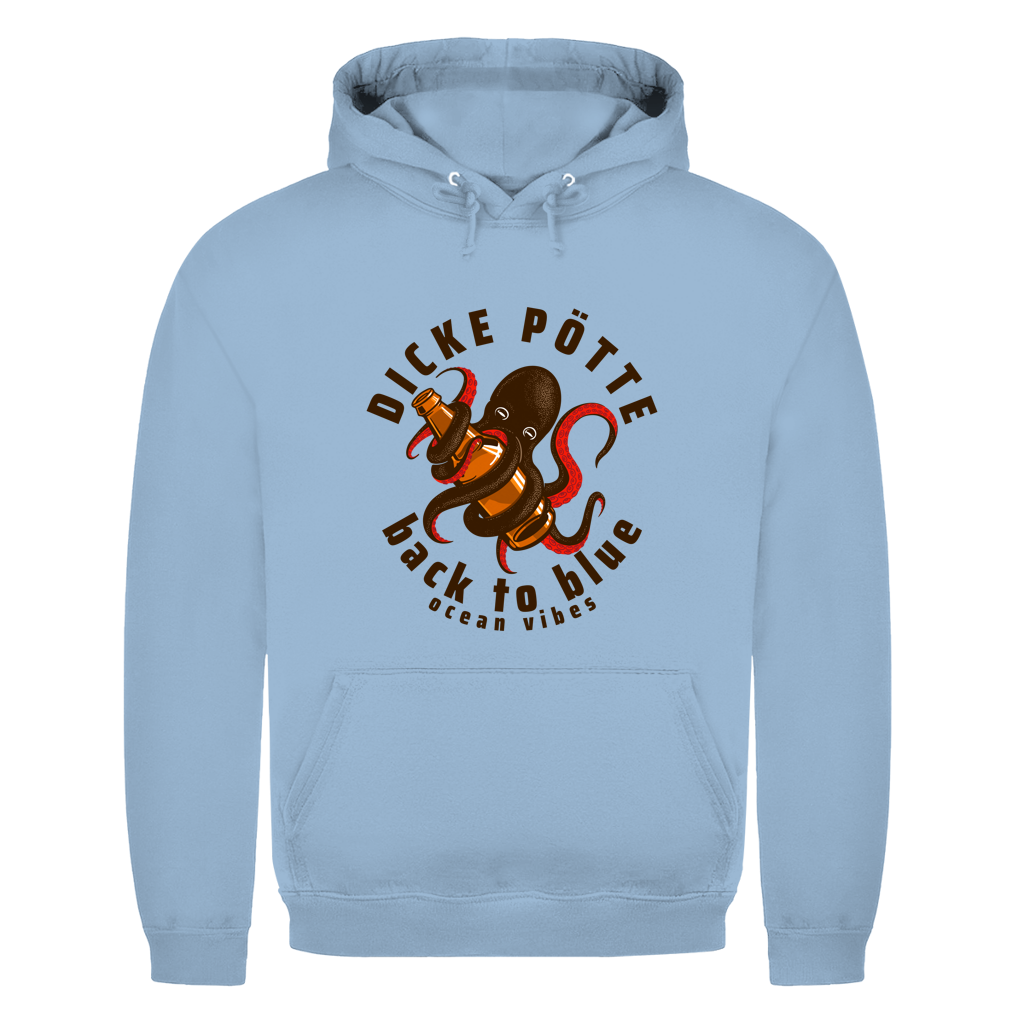 BACK TO BLUE Herren Hoodie