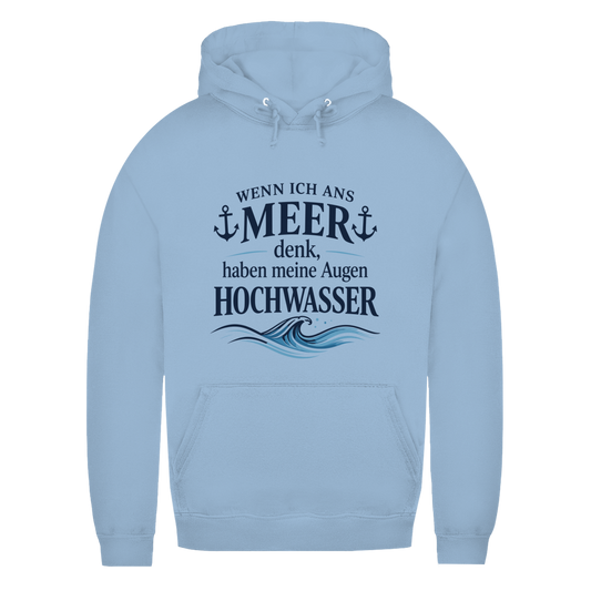 WENN ICH ANS MEER DENK Damen Hoodie
