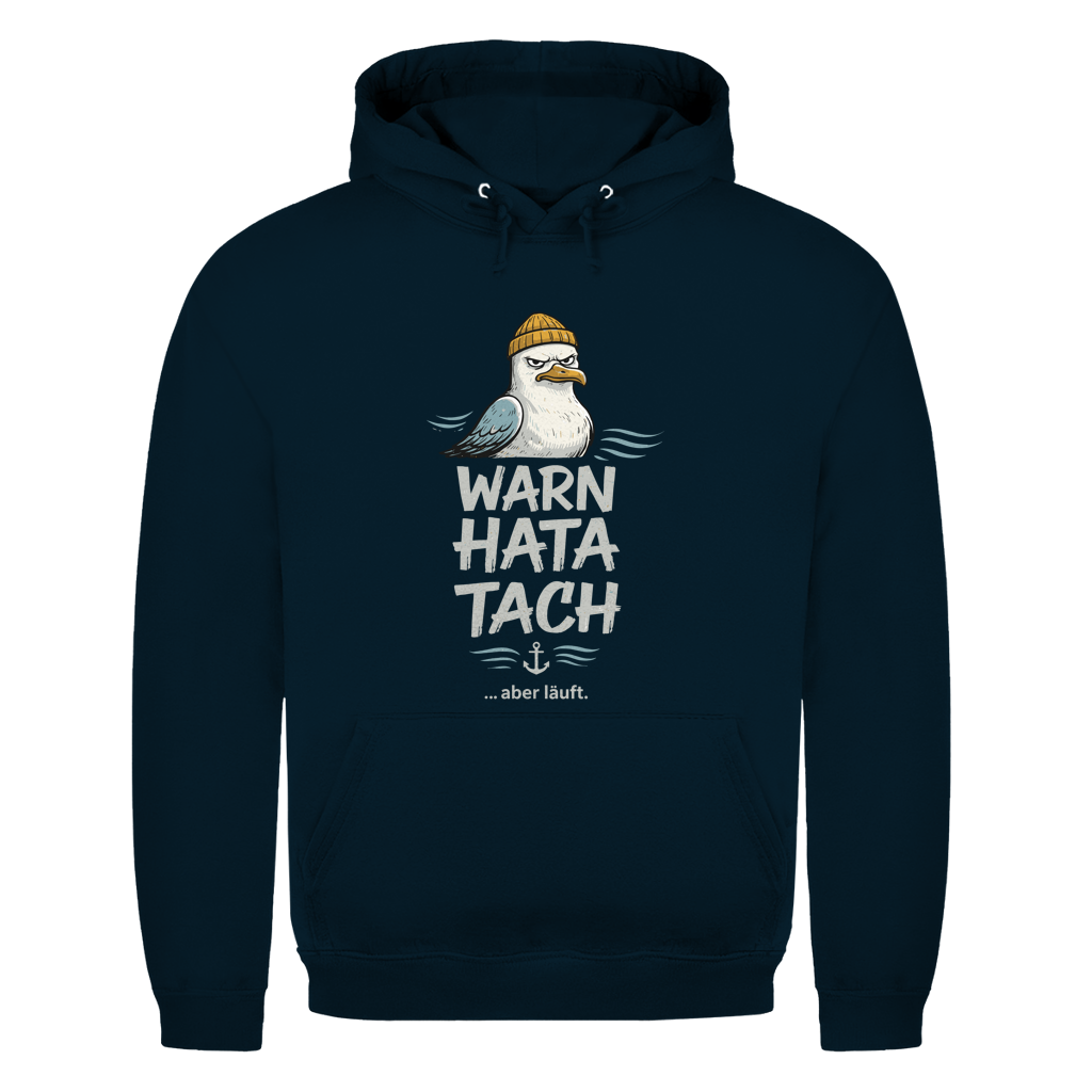 WARN HATA TACH ... ABER LÄUFT Herren Hoodie