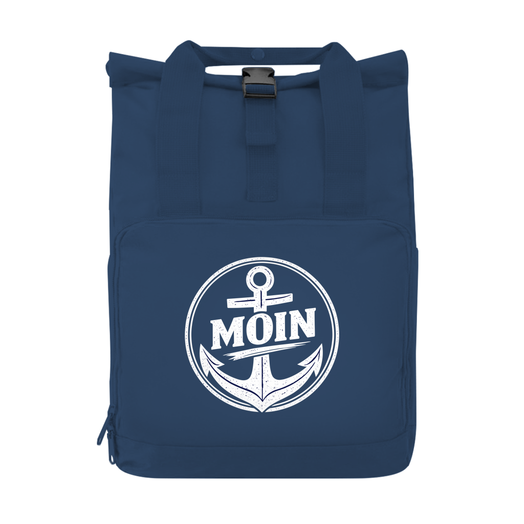 MOIN ANKER Rucksack mit Seitentasche