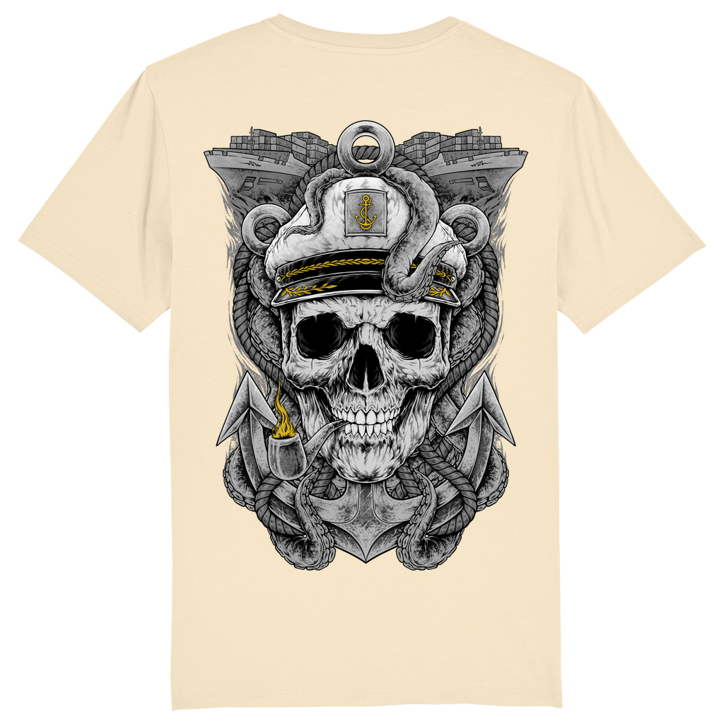 CAPTAIN SKULL T-SHIRT BACKPRINT