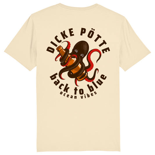 BACK TO BLUE T-SHIRT BACKPRINT