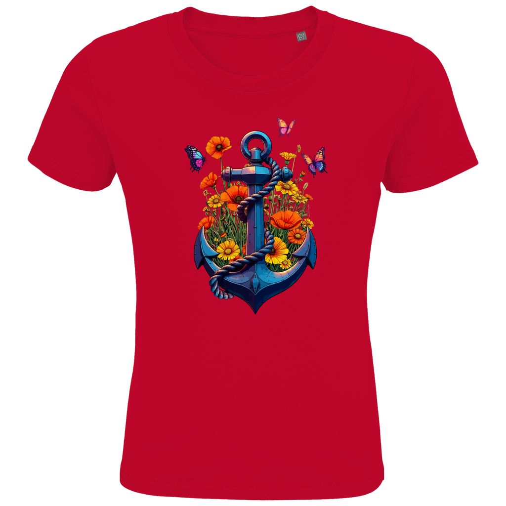 FLOWER POWER ANCHOR T-SHIRT KIDS