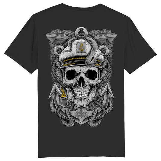 CAPTAIN SKULL T-SHIRT BACKPRINT