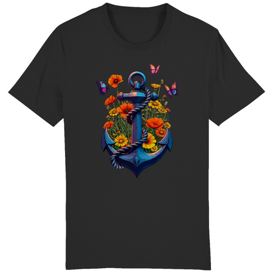 FLOWER POWER ANCHOR T-SHIRT