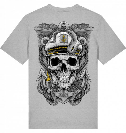 SKULL CAPTAIN T-SHIRT BACKPRINT
