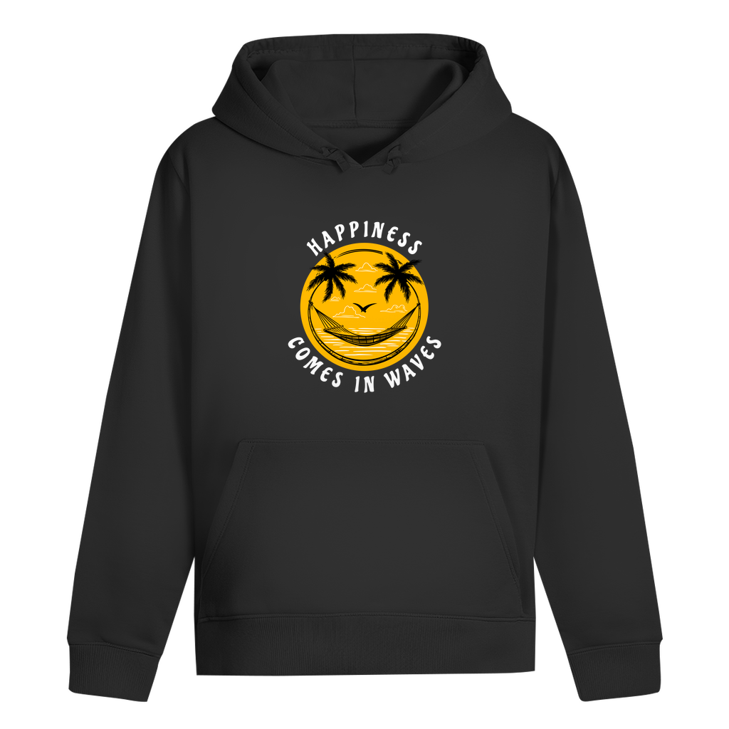 HAPPINESS COMES IN WAVES HOODIE