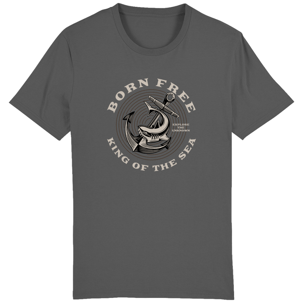 BORN FREE KING OF THE SEA T-SHIRT
