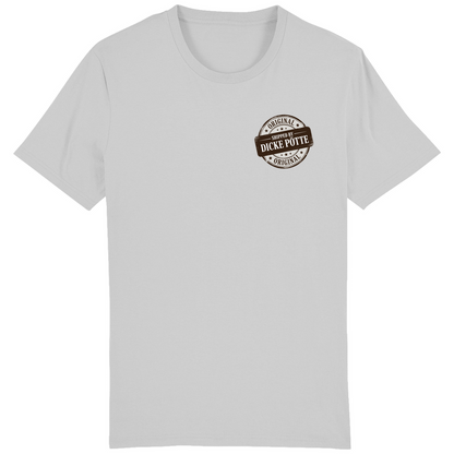 SHIPPED BY DICKE PÖTTE T-SHIRT BACKPRINT