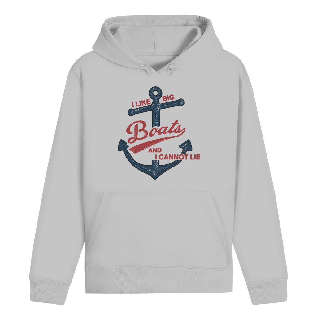 I LIKE BIG BOATS HOODIE
