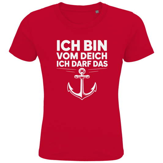 ICH BIN VOM DEICH ICH DARF DAS T-SHIRT KIDS