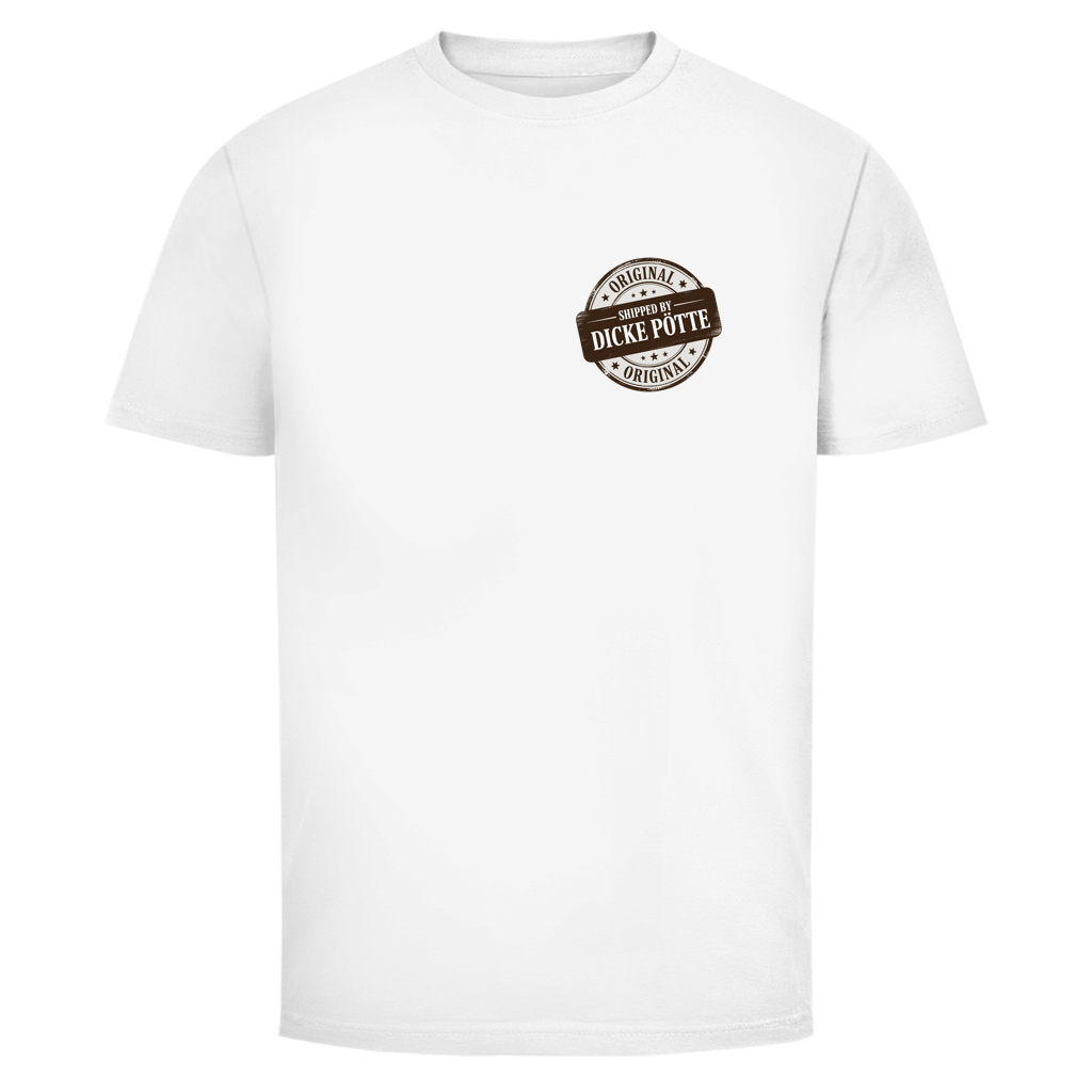 TRANSPORTED BY DICKE PÖTTE Backprint Shirt