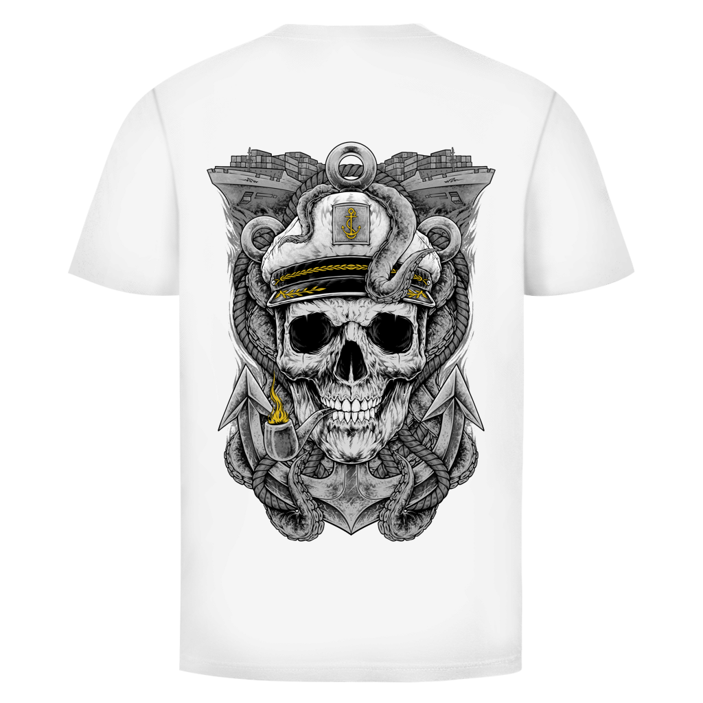 CAPTAIN SKULL Backprint Shirt