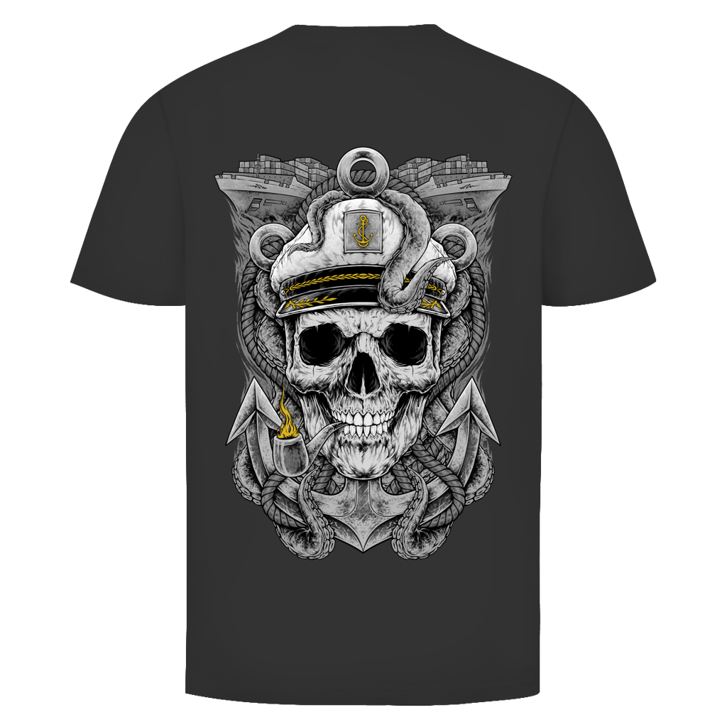 CAPTAIN SKULL Backprint Shirt