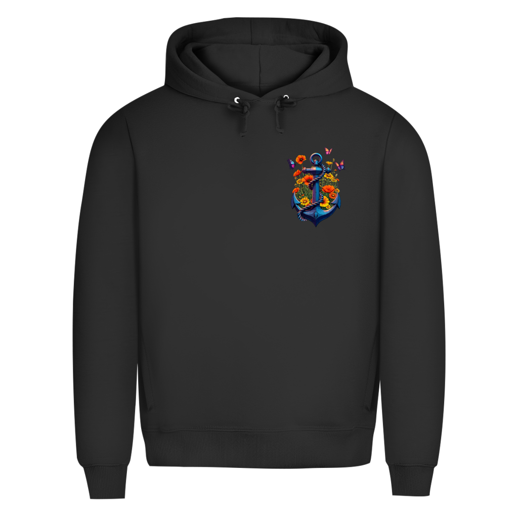 FLOWER POWER ANCHOR – Herren Hoodie