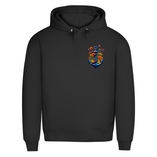 FLOWER POWER ANCHOR – Herren Hoodie