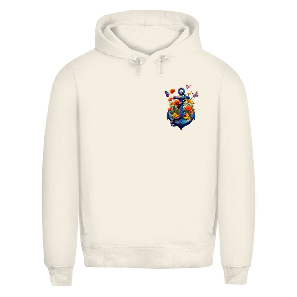 FLOWER POWER ANCHOR – Herren Hoodie
