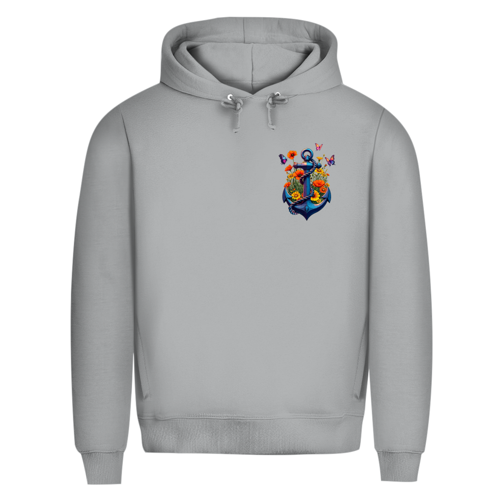 FLOWER POWER ANCHOR – Herren Hoodie