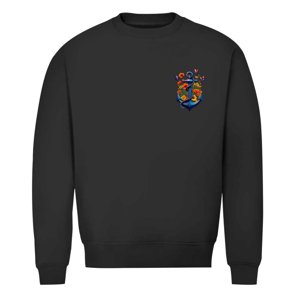 FLOWER POWER ANCHOR – Herren Sweater
