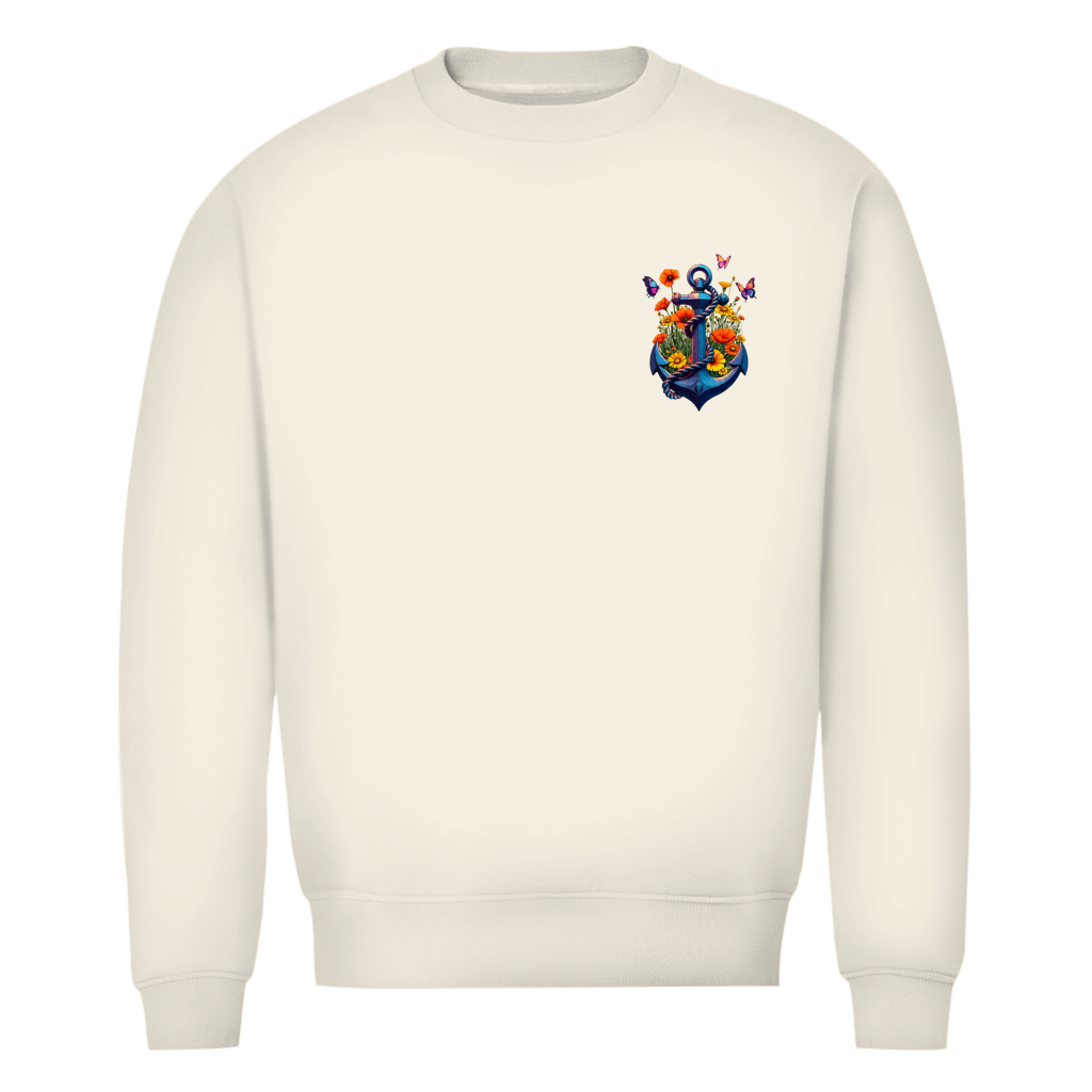 FLOWER POWER ANCHOR – Herren Sweater