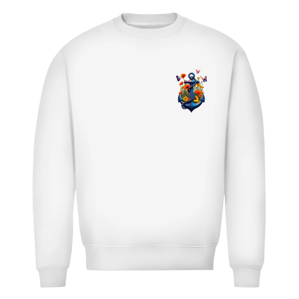 FLOWER POWER ANCHOR – Herren Sweater