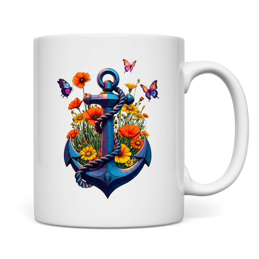 Keramikpott FLOWER POWER ANCHOR