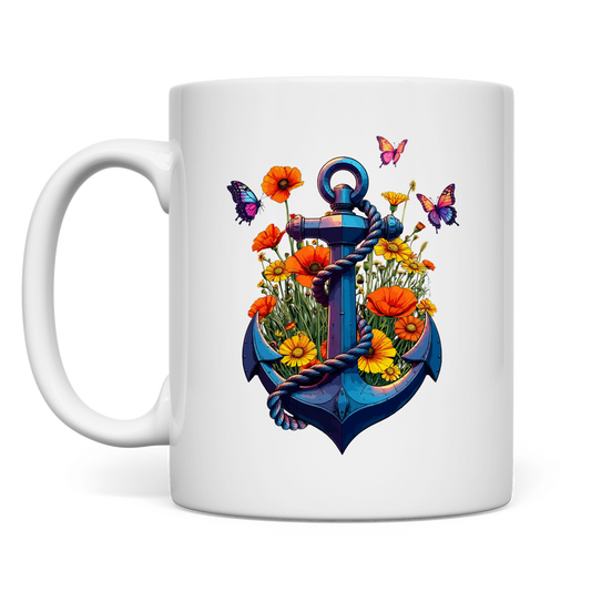 Keramikpott FLOWER POWER ANCHOR