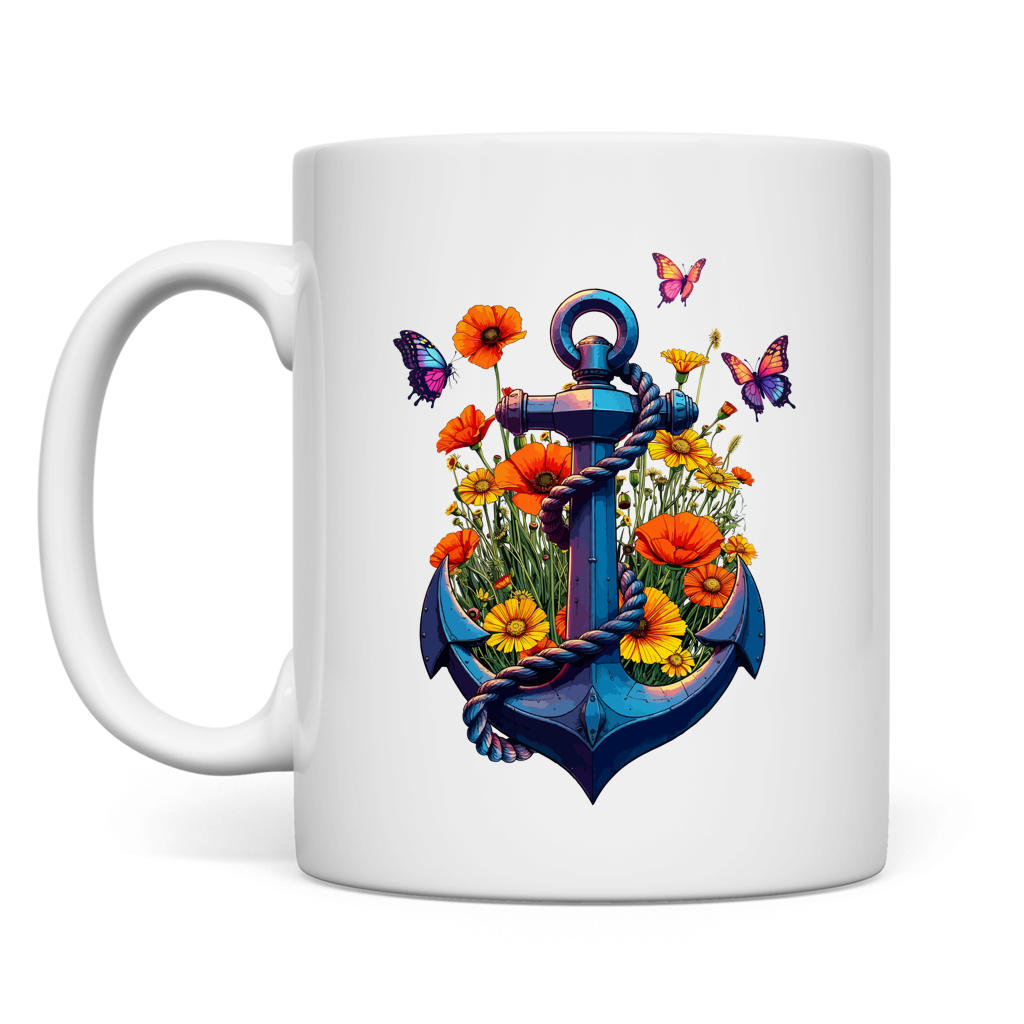 FLOWER POWER ANCHOR Keramikpott