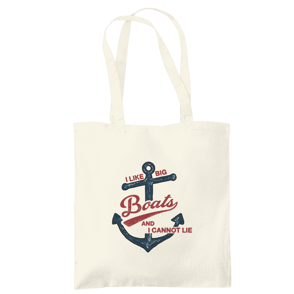 Tragetasche I LIKE BIG BOATS