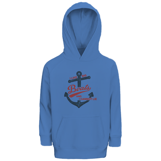 Kinder Premium Bio Hoodie I LIKE BIG BOATS