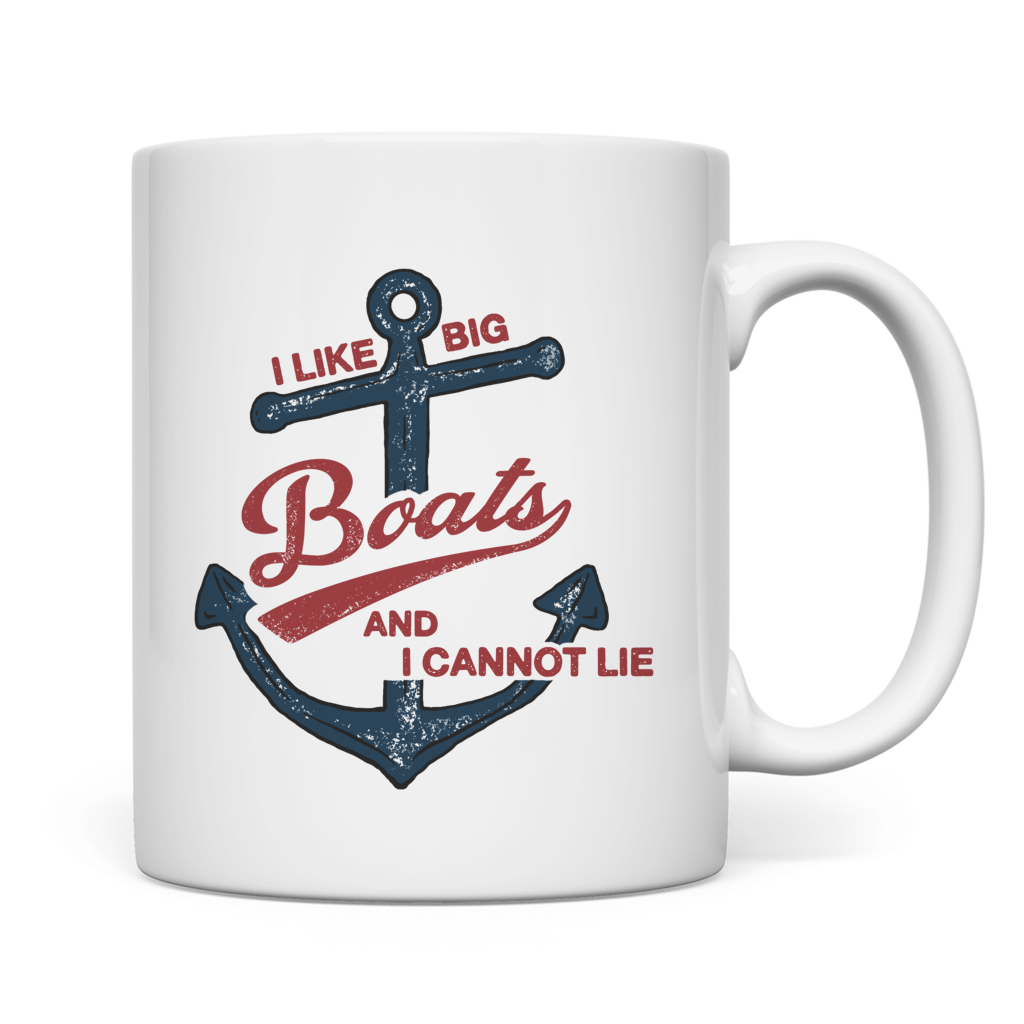 Keramikpott I LIKE BIG BOATS