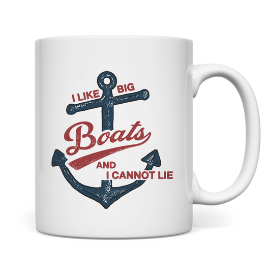 Keramikpott I LIKE BIG BOATS