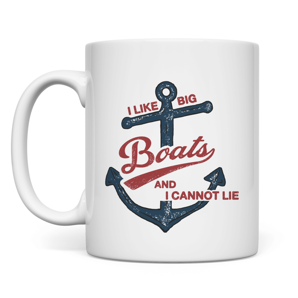 Keramikpott I LIKE BIG BOATS