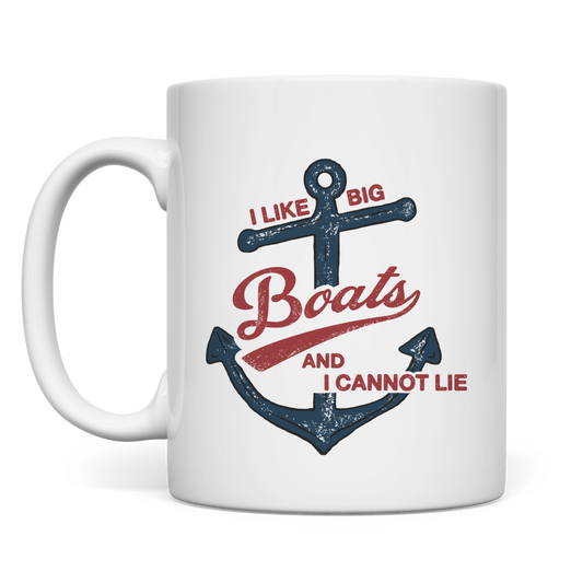 Keramikpott I LIKE BIG BOATS