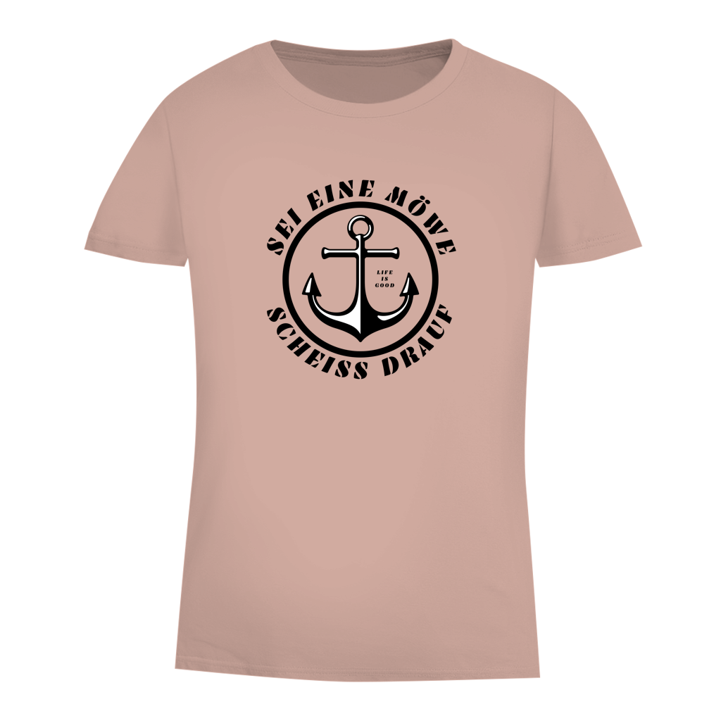 Damen Premium Bio T-Shirt SEI EINE MÖWE