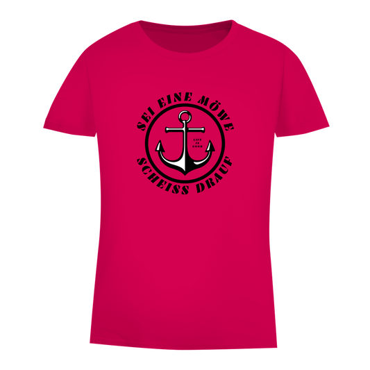 Damen Premium Bio T-Shirt SEI EINE MÖWE