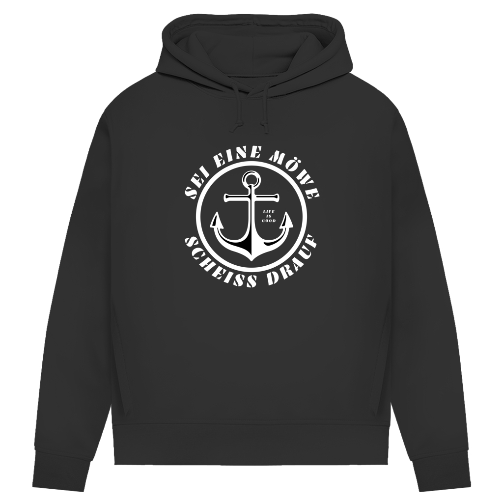 Damen Premium Bio Hoodie SEI EINE MÖWE