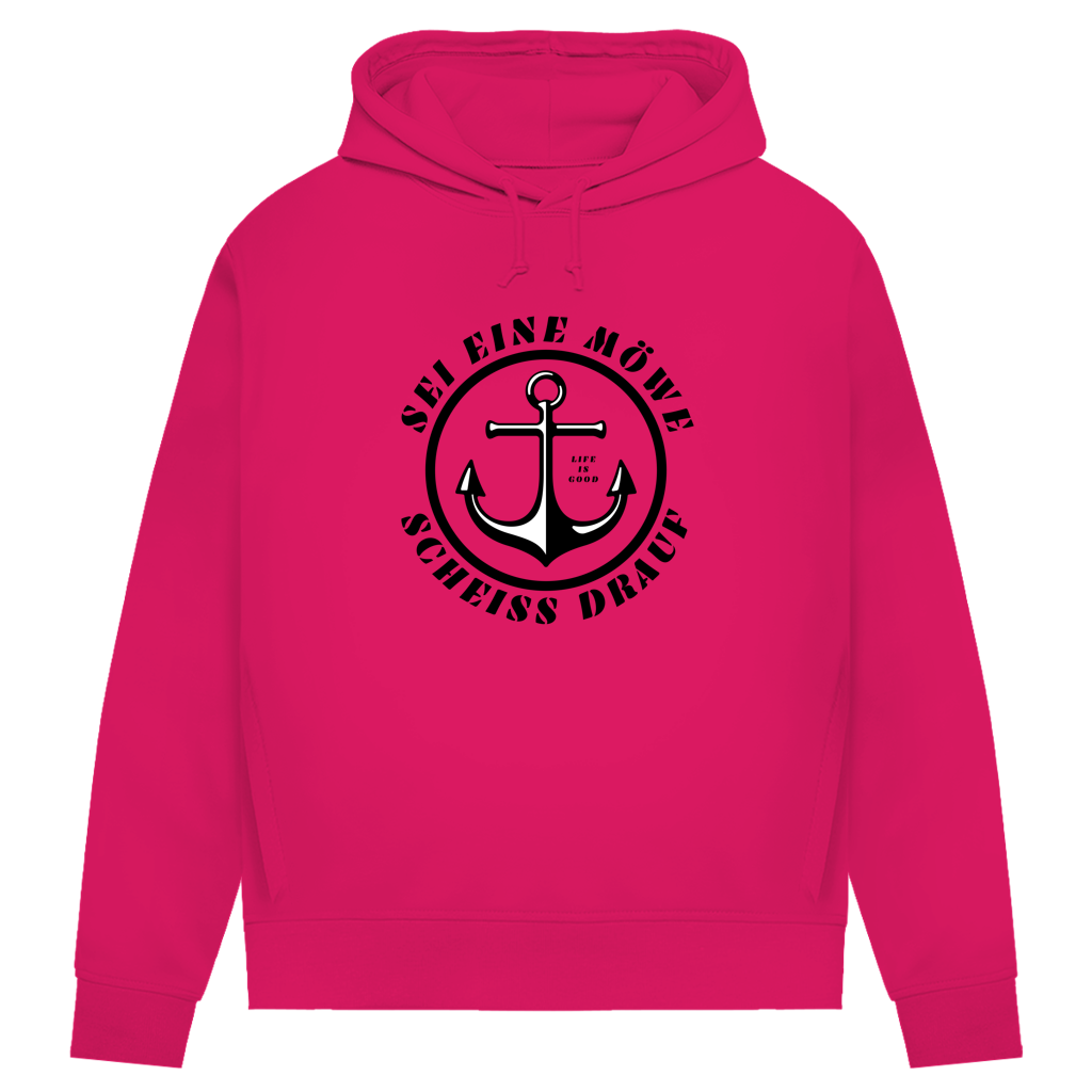 Damen Premium Bio Hoodie SEI EINE MÖWE