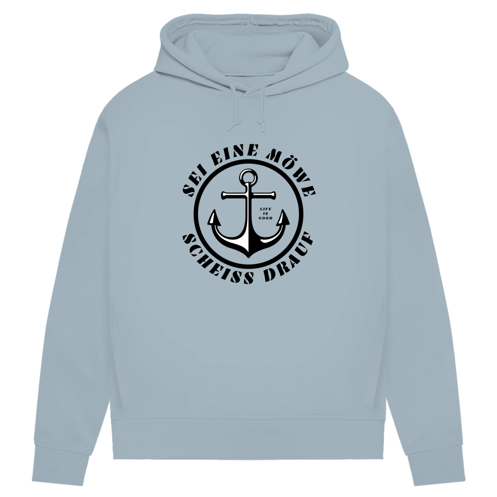 Damen Premium Bio Hoodie SEI EINE MÖWE