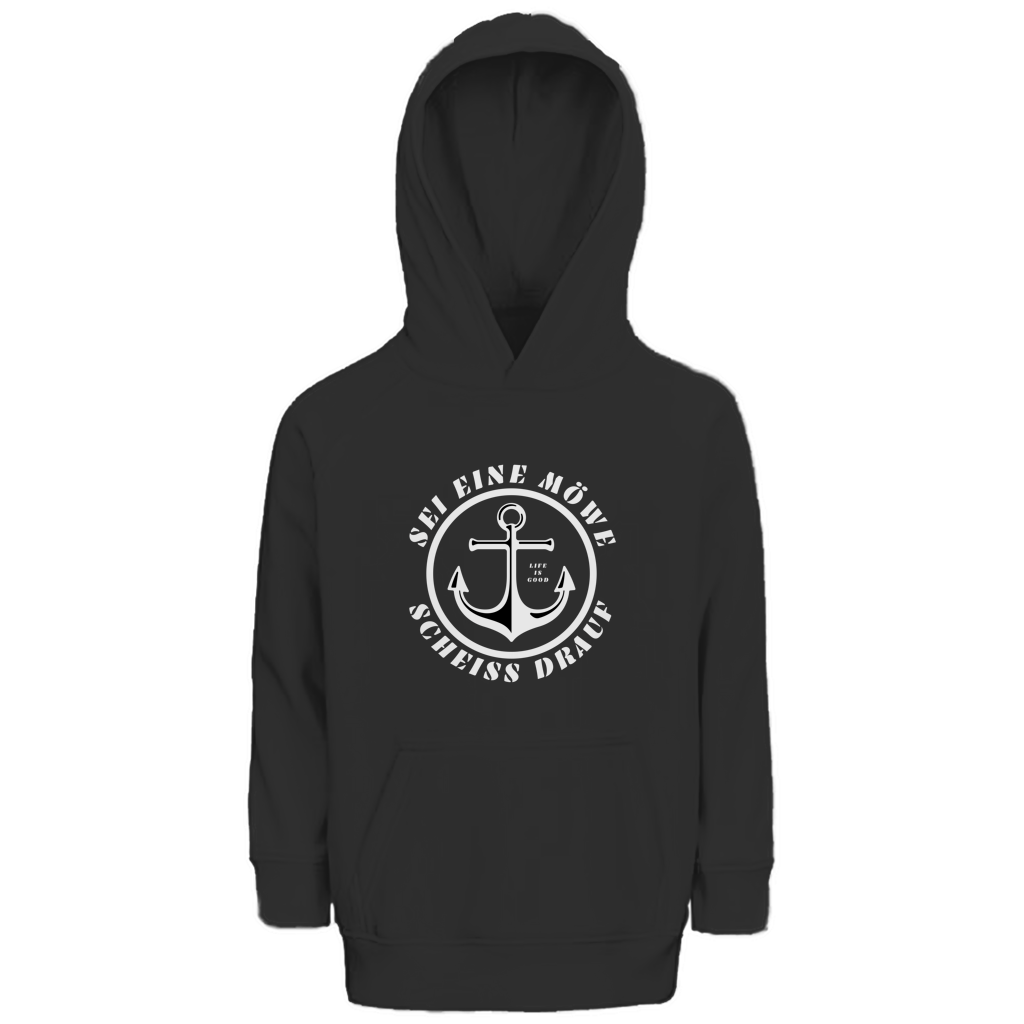 SEI EINE MÖWE ⚓️ Kinder Bio Hoodie