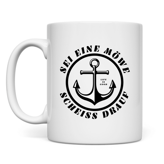 Keramikpott SEI EINE MÖWE