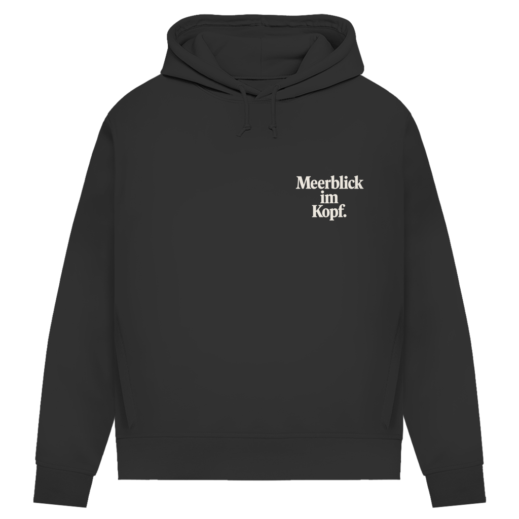 Damen Premium Bio Hoodie MEERBLICK IM KOPF