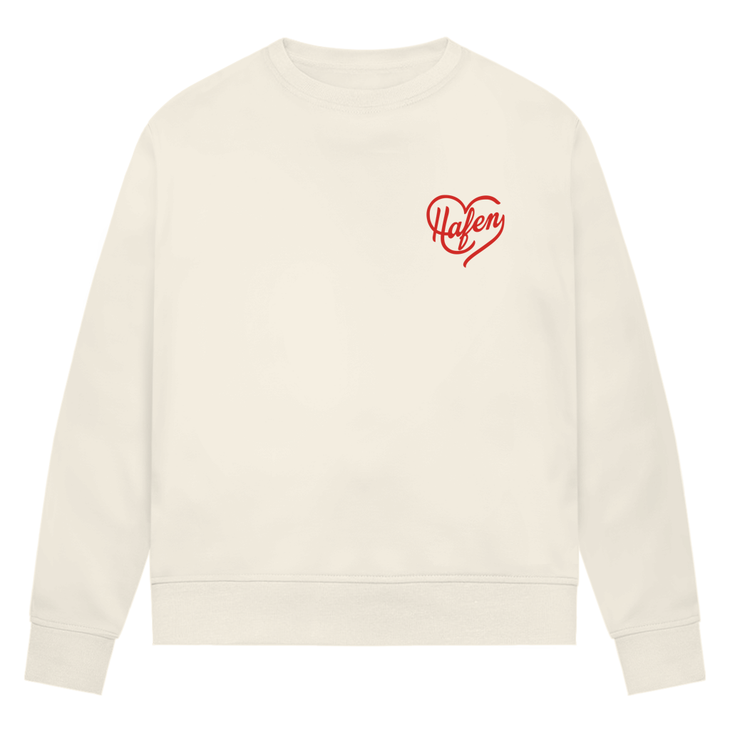 Damen Premium Bio Sweater HAFENLIEBE