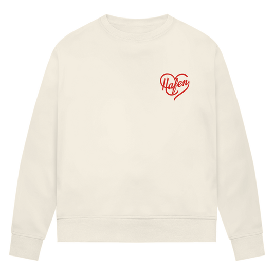 Damen Premium Bio Sweater HAFENLIEBE